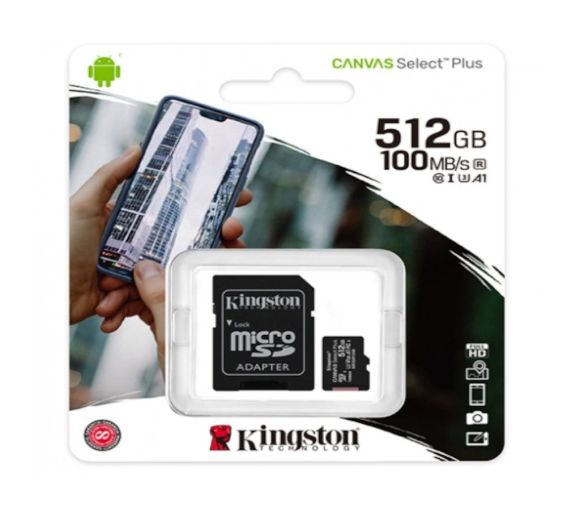 Kingston - Memorije kartice KINGSTON SDCS2/512GB/microSD/512GB/100MB/s-85MB/s+adapter_3